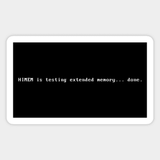 HIMEM - MS DOS Magnet